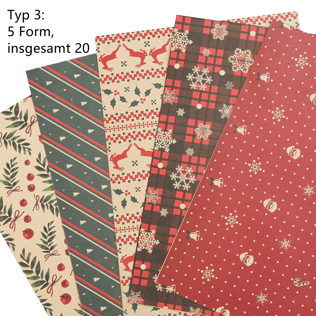 Sonnewelt Geschenkpapier Weihnachtspapier 70 * 50 cm