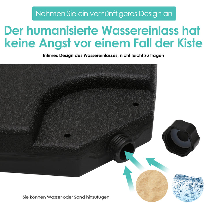 Sonnewelt Schirmständer befüllbar 100kg