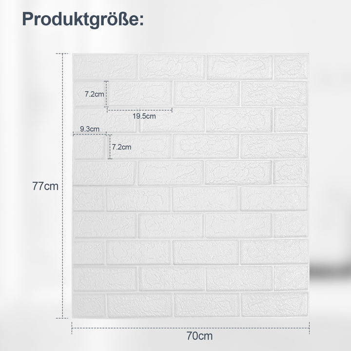 Sonnewelt 3D Wandpaneele Selbstklebend 10-30 Stück