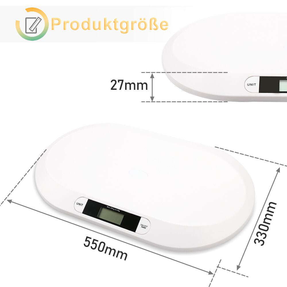 Sonnewelt Babywaage Kinderwaage digital