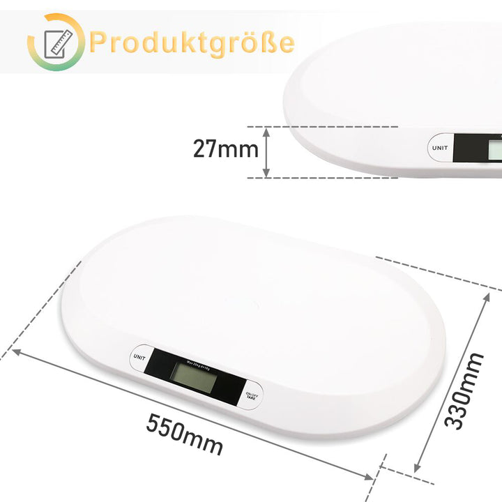 Sonnewelt Babywaage Kinderwaage digital