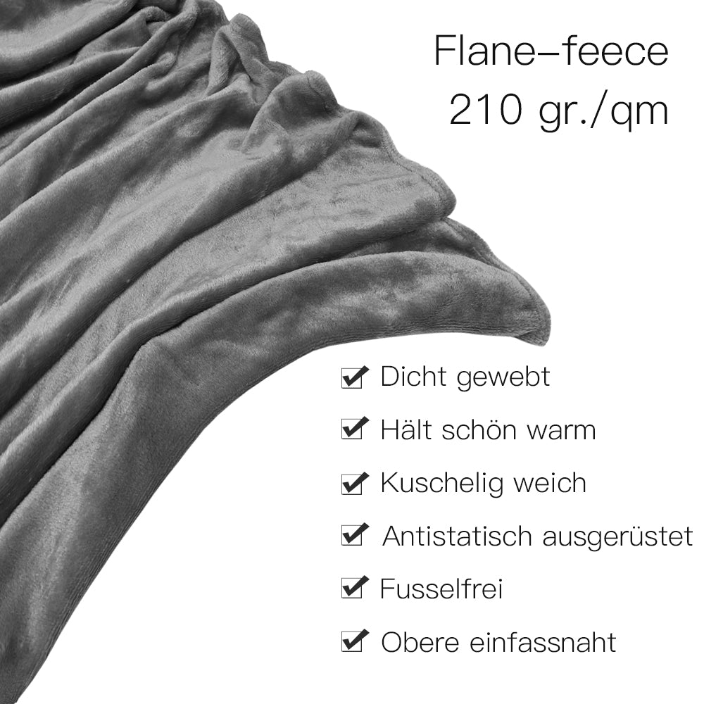 Sonnewelt Kuscheldecke Fleecedecke Weiche Warme
