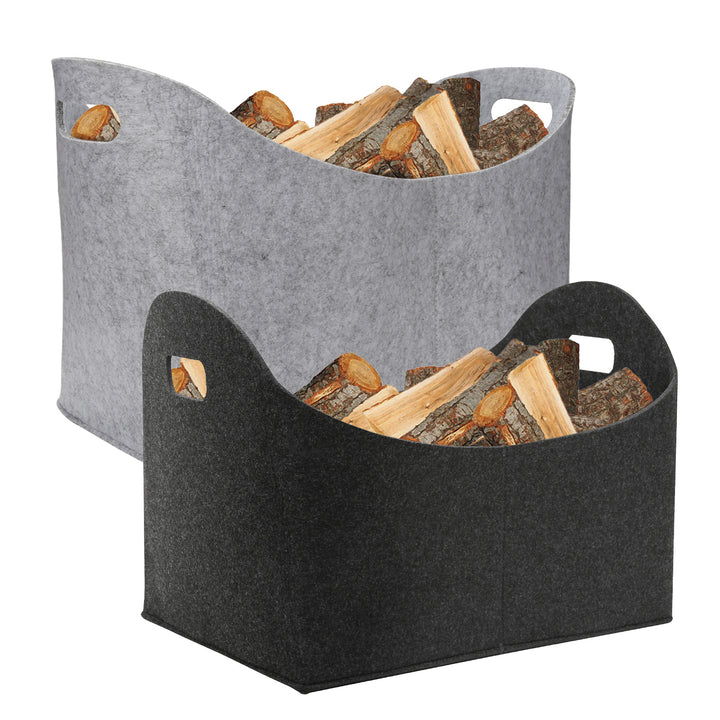 Sonnewelt Feuerholzkorb Kaminholz Filztasche 60L