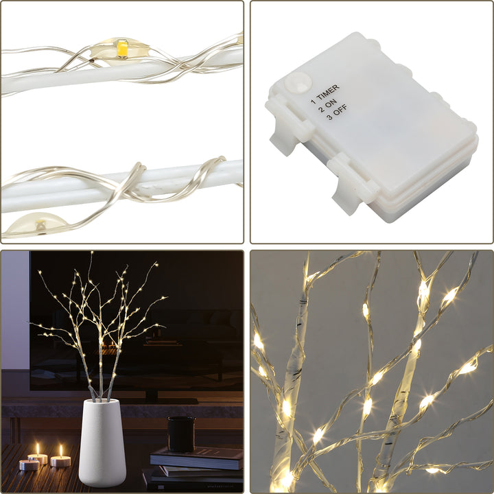 Sonnewelt Lichterbaum Weihnachtsdekoration Warmweiß