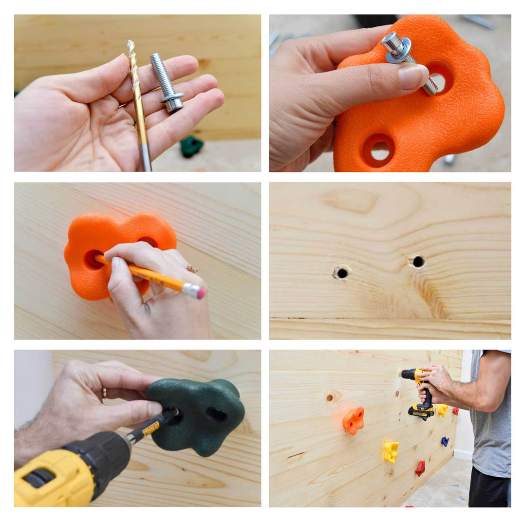 Sonnewelt Klettergriffe Outdoor 10/25PCS  Kinder