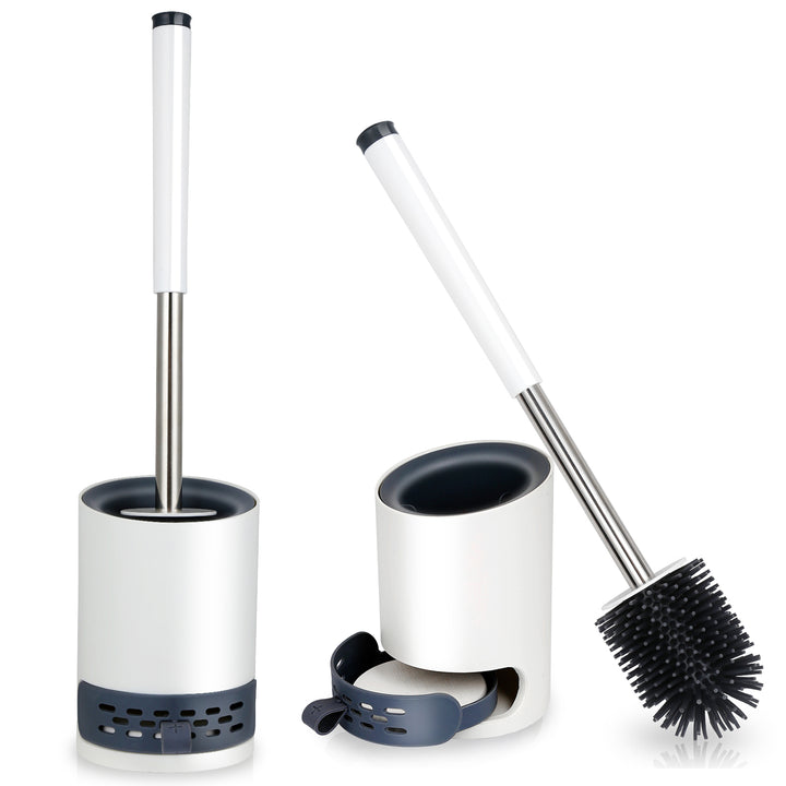 Sonnewelt Silikon Toilettenbürste Steril Edelstahl 2 in 1