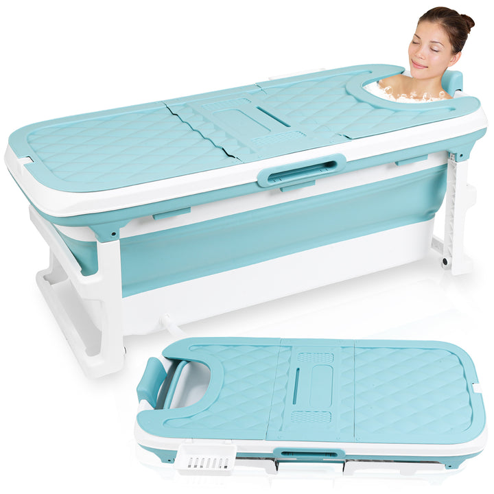 Sonnewelt Faltbare Badewanne mit Abdeckung